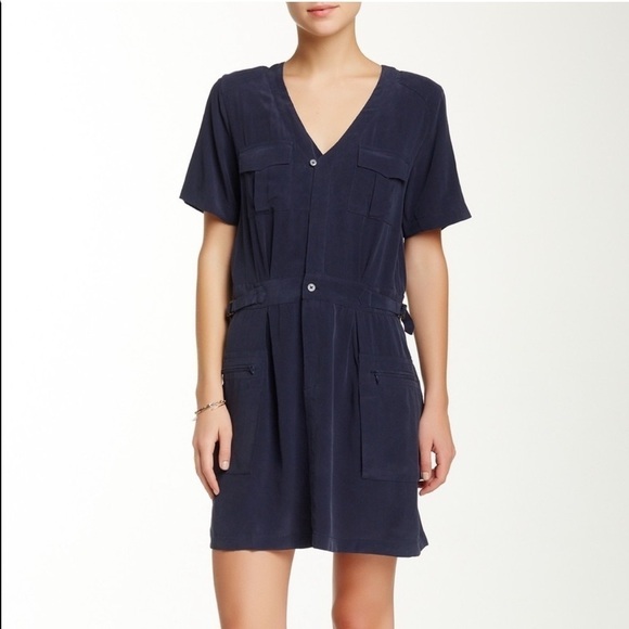 Equipment Femme Oliver Silk Mini Dress - Picture 1 of 10